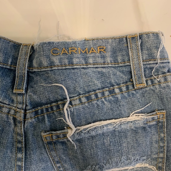 Carmar denim distressed shorts - Picture 4 of 5